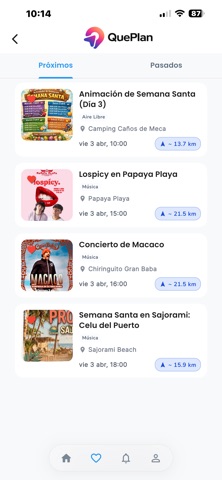 QuePlan - Ocio y Eventos screenshot
