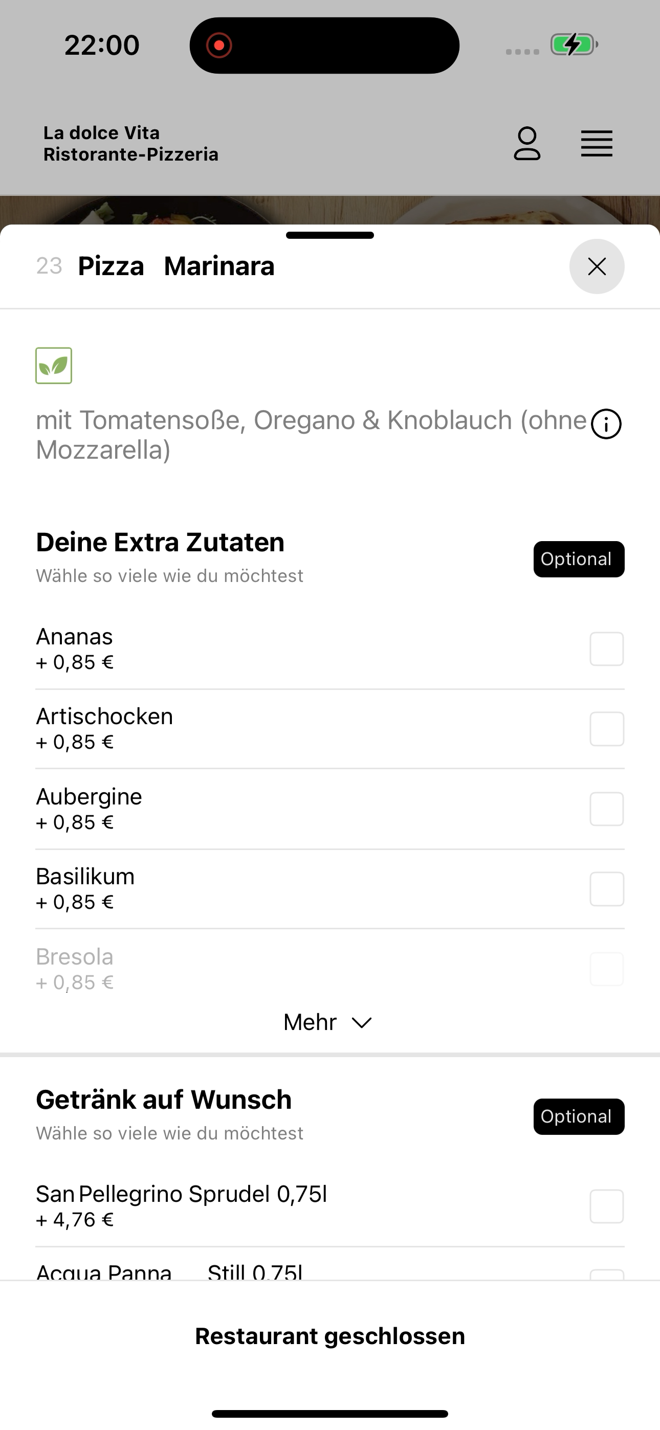 La dolce Vita Ristorante-Pizze screenshot 8