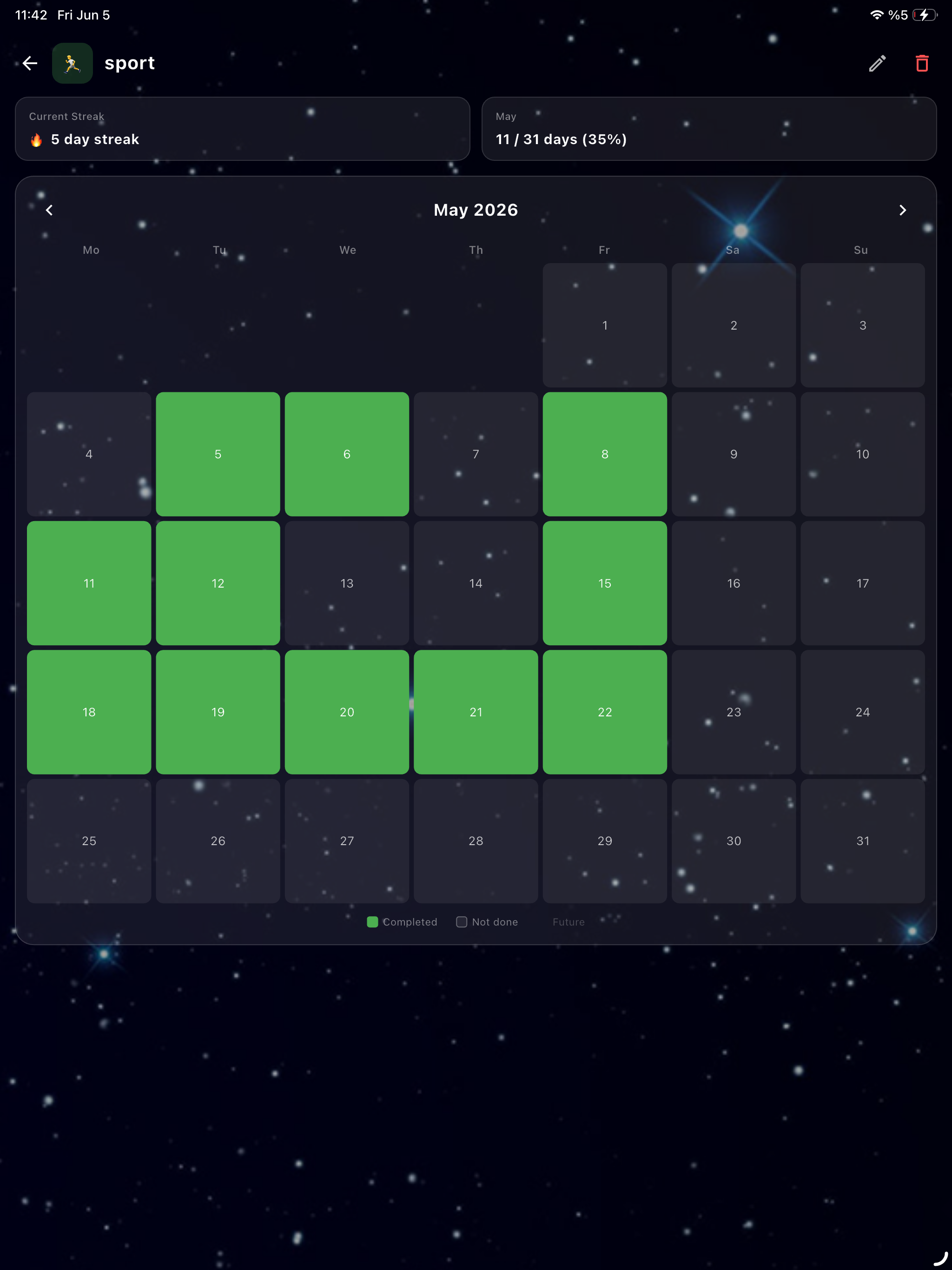 AstroHabit: Habit Tracker screenshot 4