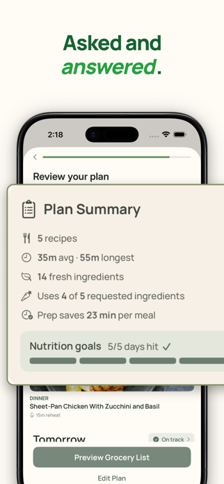 Simmerly: Meal Planner Screenshot 5 of 8