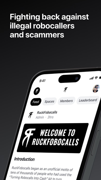 RuckFobocalls iPhone screenshot 1 - Social Networking app