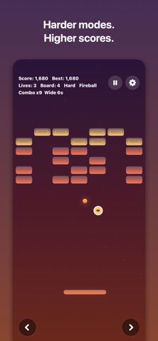 Breakout - GameWobble iPhone screenshot