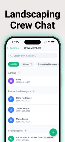 Crew Messaging iPhone screenshot