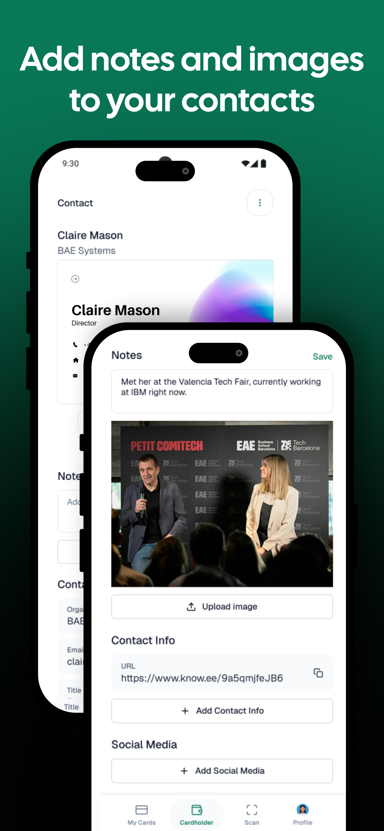 Knowee Digital Business Cards screenshot 5
