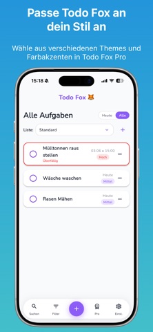 Todo Fox – Aufgabenliste Screenshot 6 of 6