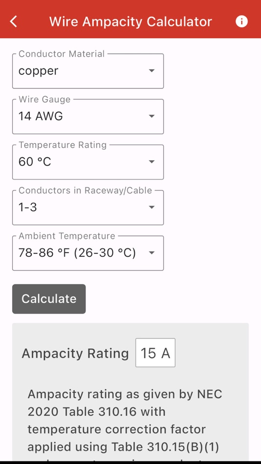#6. Electrical Calculator Plus (iOS) Podle: Calc Hub, LLC