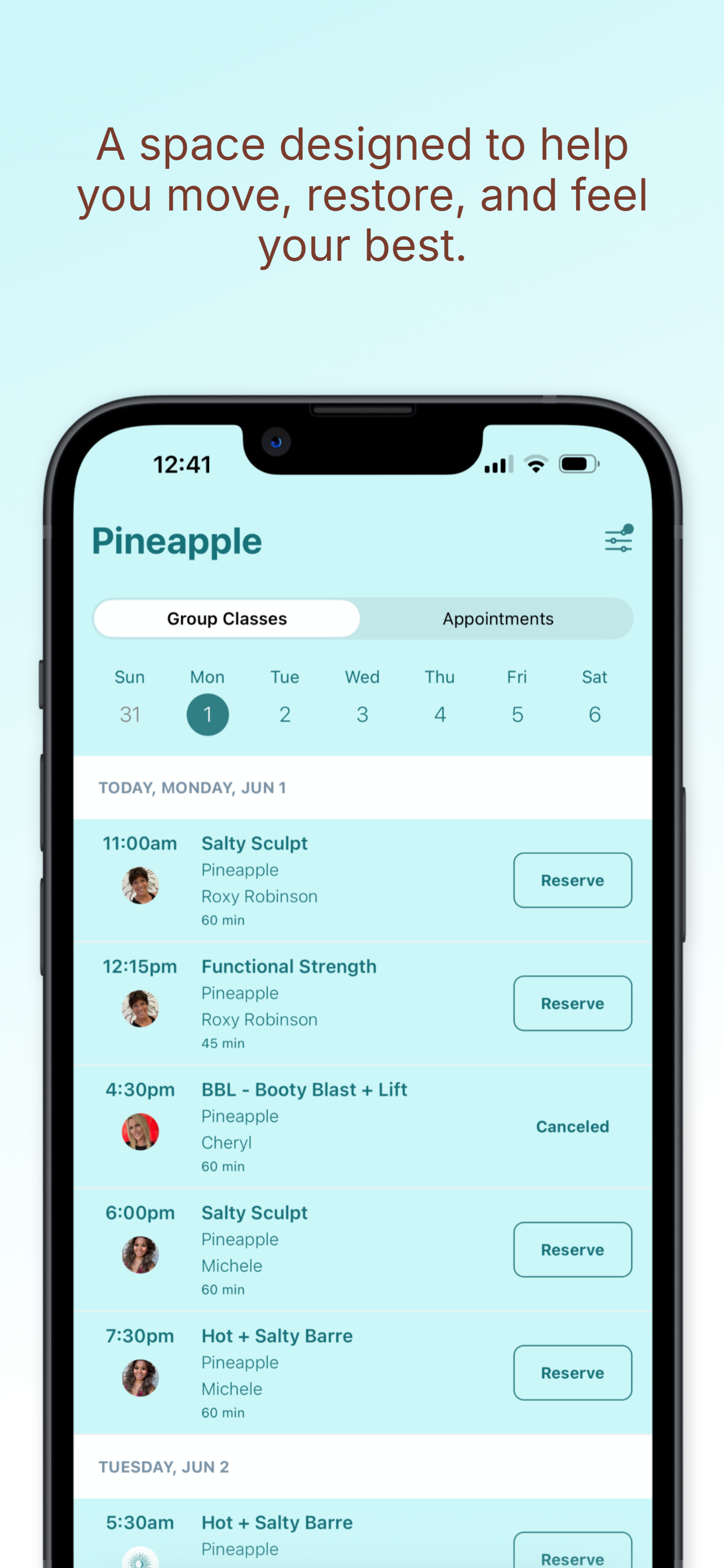 Pineapple Fitness + Recovery screenshot 3