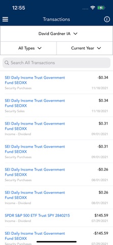 Columbia Private Trust screenshot