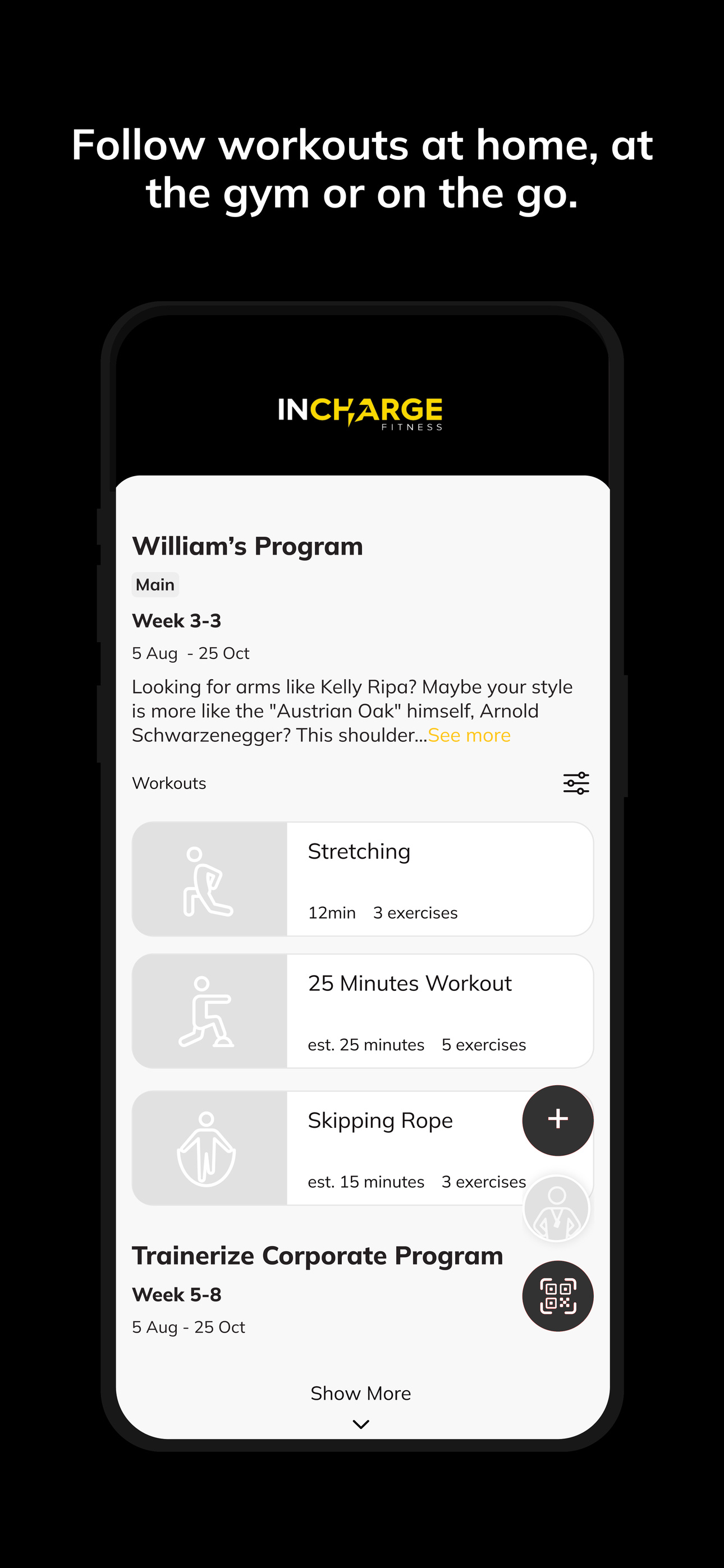 InChargeFitness screenshot 3