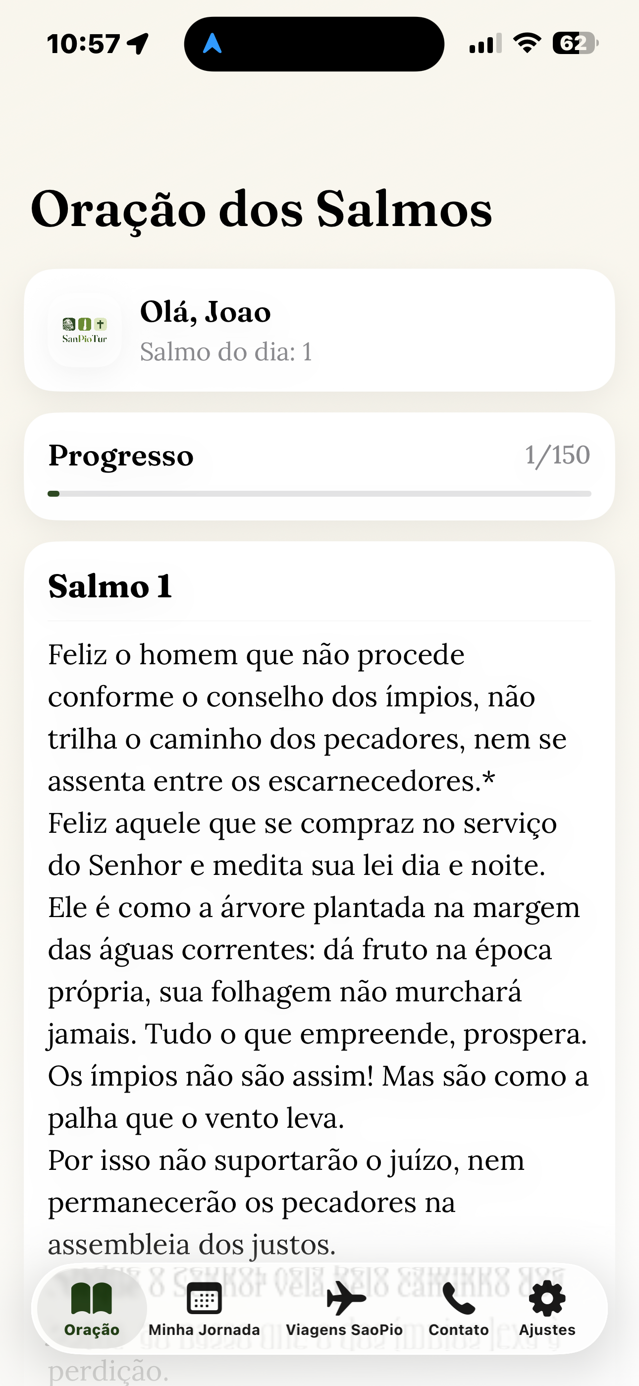 Oração dos Salmos screenshot 2
