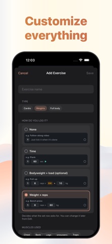 chicken: minimal fitness screenshot