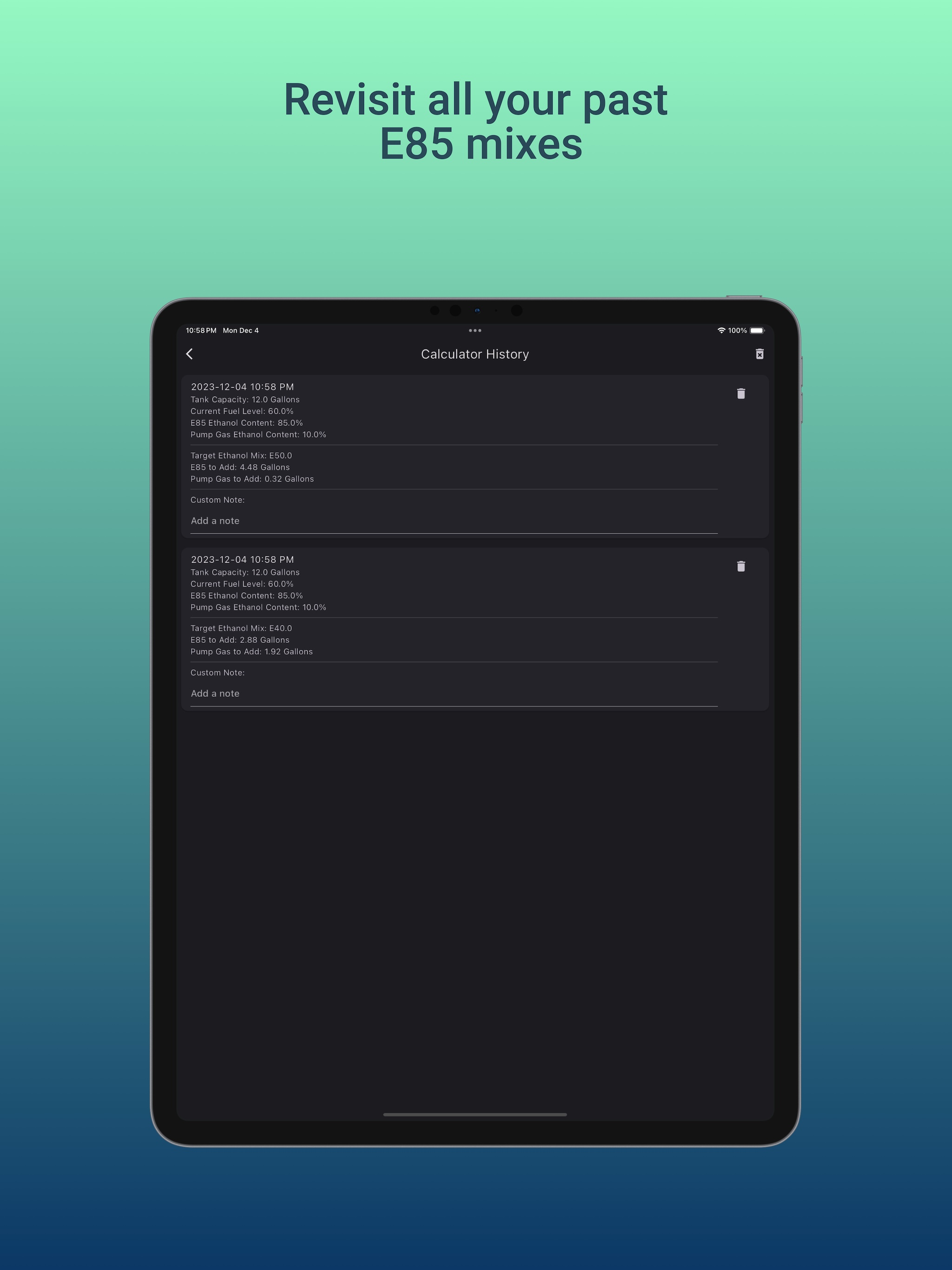 E85 App