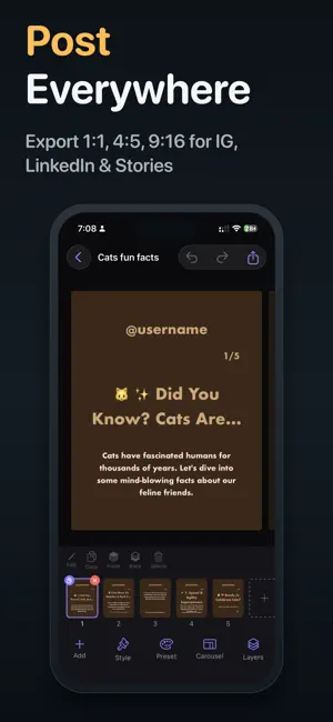 Carousel Post Maker AI: CRLS screenshot 3