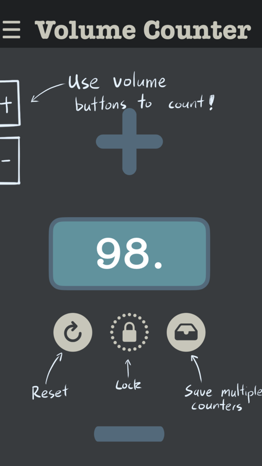 #1. Volume Counter (iOS) By: Yii Hern Tan