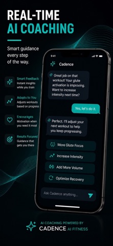Cadence AI Fitness Coach screenshot