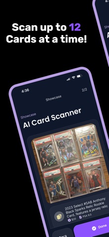 Card Vision: Sports Cards+TCG iPhone screenshot