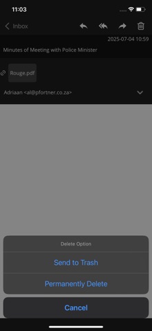 SecureEMAIL by Pfortner screenshot