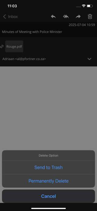 SecureEMAIL by Pfortner Screenshot 9 of 9