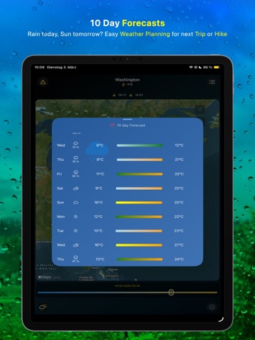 Rain Viewer - Regenradar iPad screenshot 2