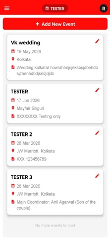 Red Kkarpet Events Screenshot 7 of 10