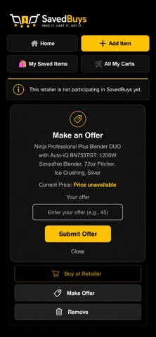 SavedBuys Screenshot 6 of 9