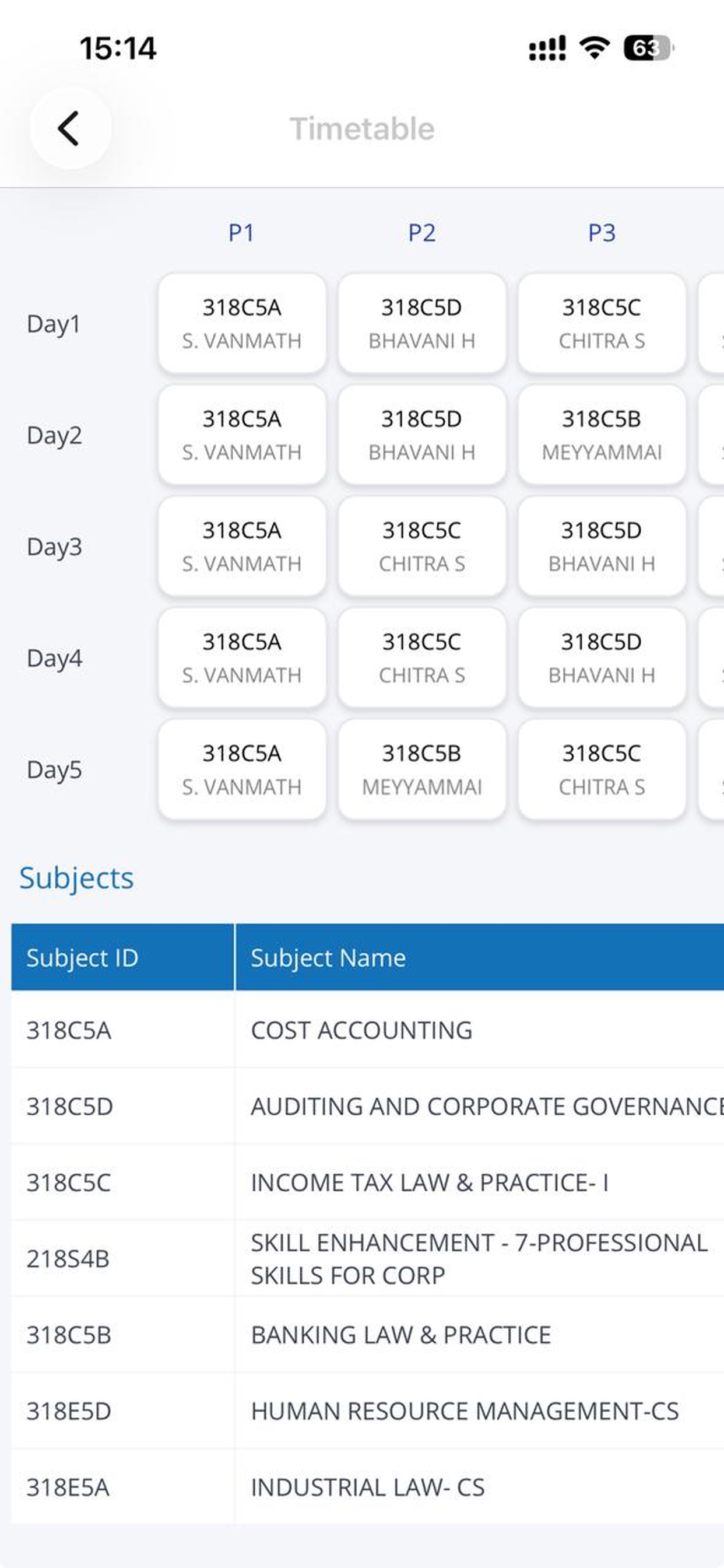 Screenshot 1 of Easy College App