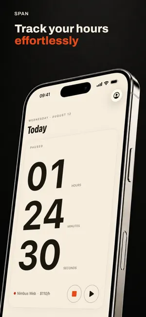 Span: Time Tracker & Timesheet screenshot 1