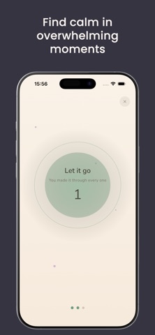 Exhale: Daily Reset iPhone screenshot