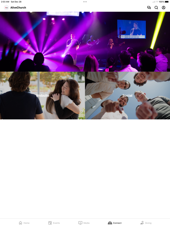 Alive Church Orange County iPad screenshot