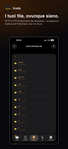 Kodo: editor codice AI e IDE iPhone screenshot 6