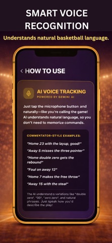 Hooper AI - Stat Tracker iPhone screenshot