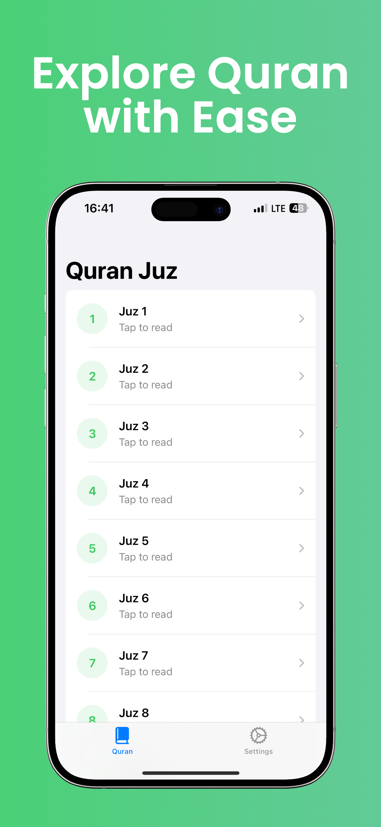 Listen & Read Quran