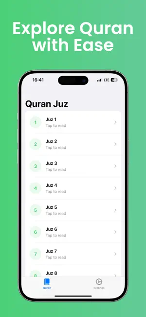 Listen & Read Quran screenshot 1
