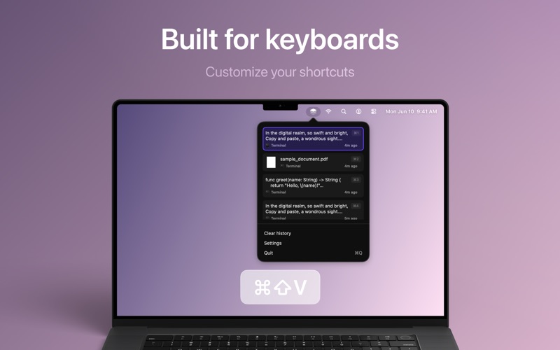 App screenshot