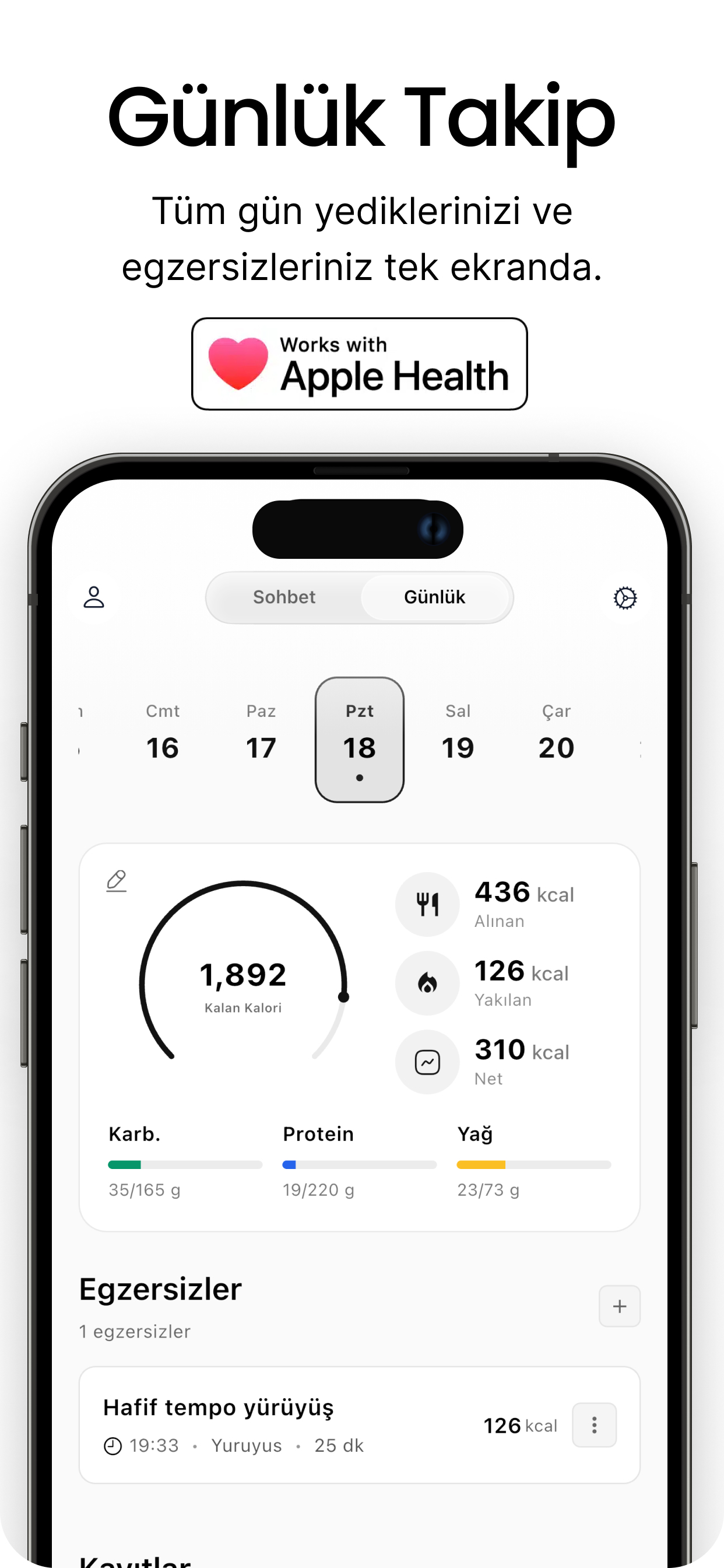 ChatCal: AI Kalori Takibi