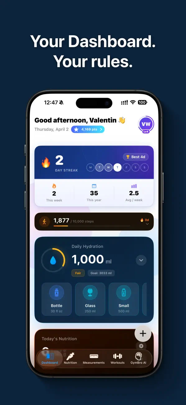 Screenshot #2 pour GymBro - Ultimate Gym App