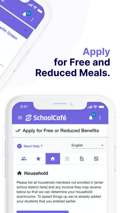 SchoolCafé Family Hub Screenshot
