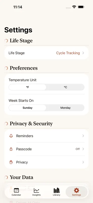 Lumi: Period & Ovulation screenshot 10 of 10
