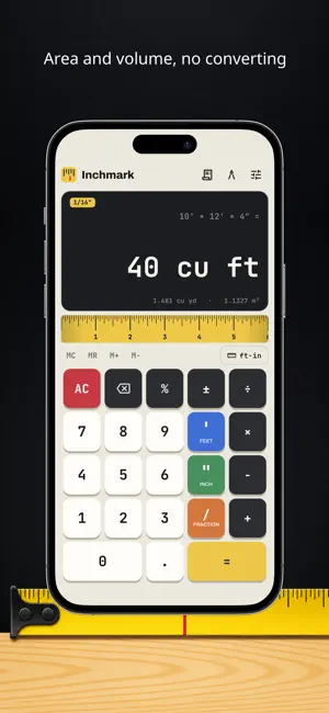 Feet & Inch Calc - Inchmark screenshot 3