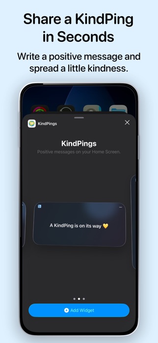 KindPings: Affirmations Widget Screenshot 2 of 3