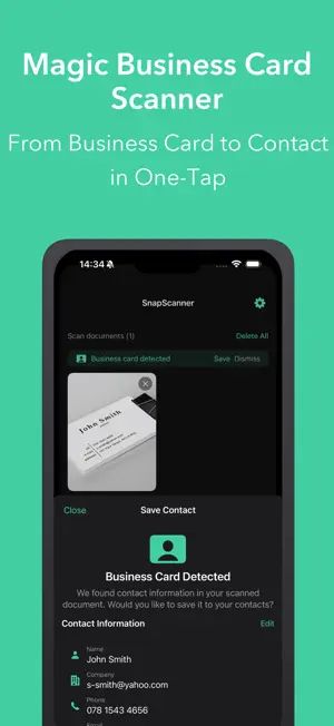SnapScanner+ PDF, Docs & Cards screenshot 4