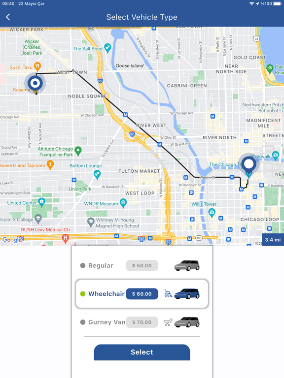Alpha Medical Transportation iPad screenshot 4 - Medical app