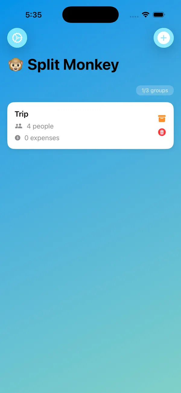 #2. Split Monkey - Bill Splitter (iOS) Ved: Anthony Meuse