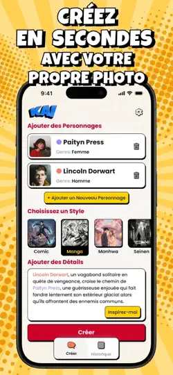 Capture d'écran de KAI: Créer BD, Manga, Manhwa sur iPhone 2