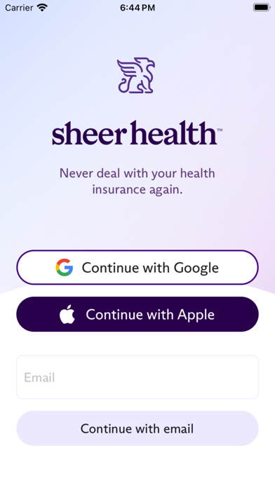 Sheer Health Screenshot