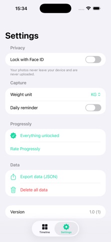 Progressly – Body Progress Screenshot 7 of 8