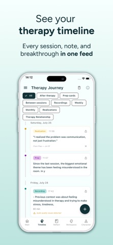 MindSync - Therapy Journal screenshot