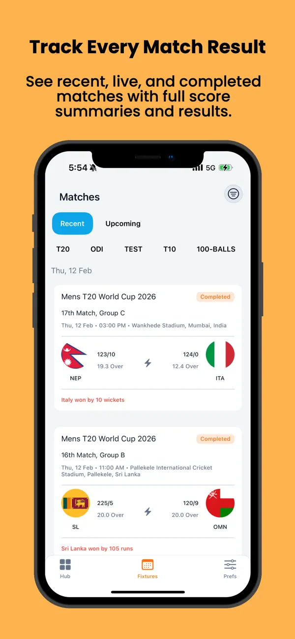 #3. CricTrack (iOS) De: Vaibhav Lunagariya