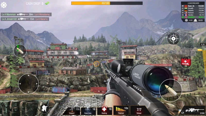 Sniper Warrior: PvP en línea screenshot 9