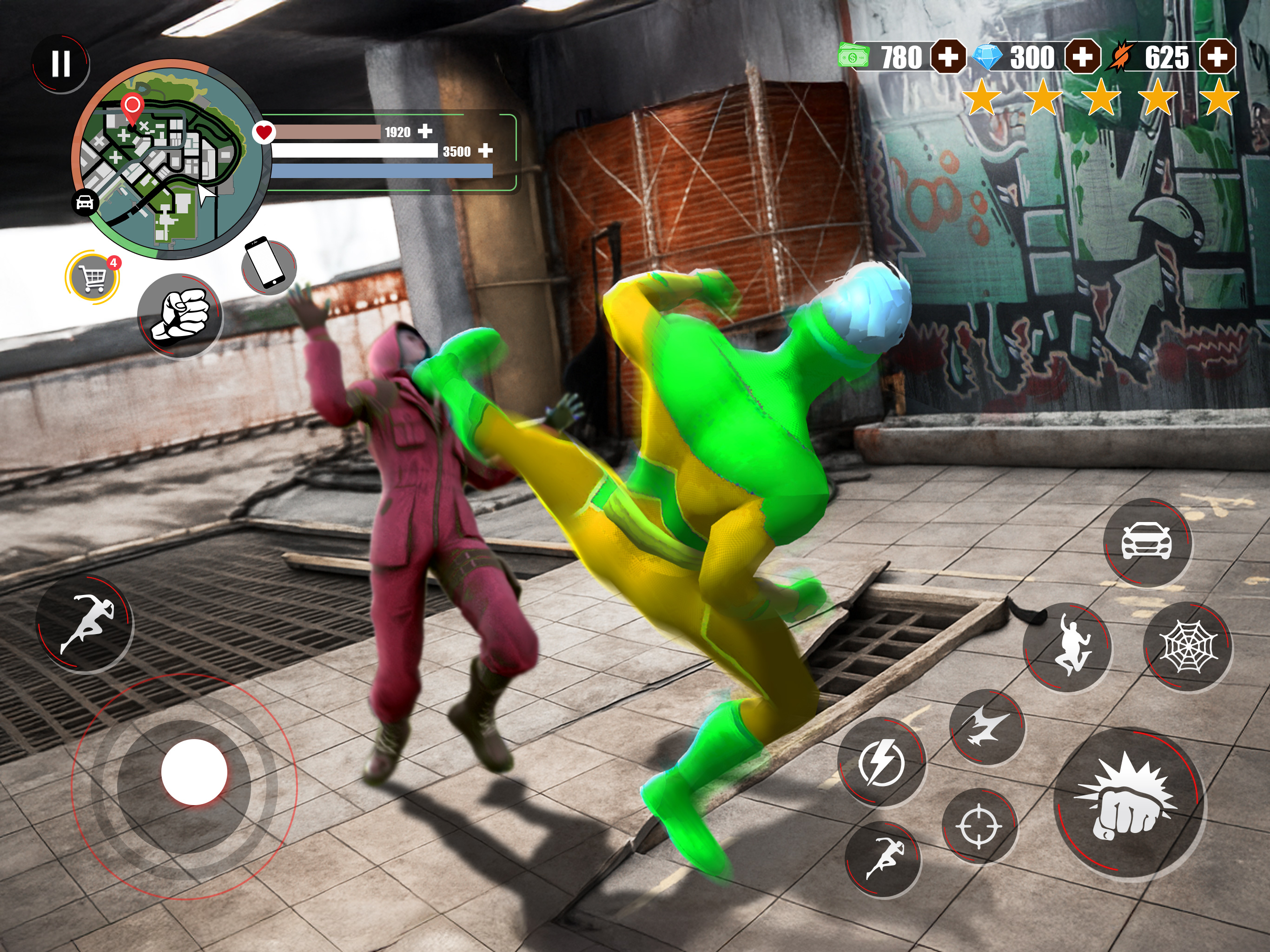 Flying Hero Cyber City